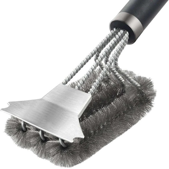 BBQ Stainless Steel Grill Barbecue Kit Cleaning Brush BBQ Stainless Steel Grill Barbecue Kit Cleaning Brush