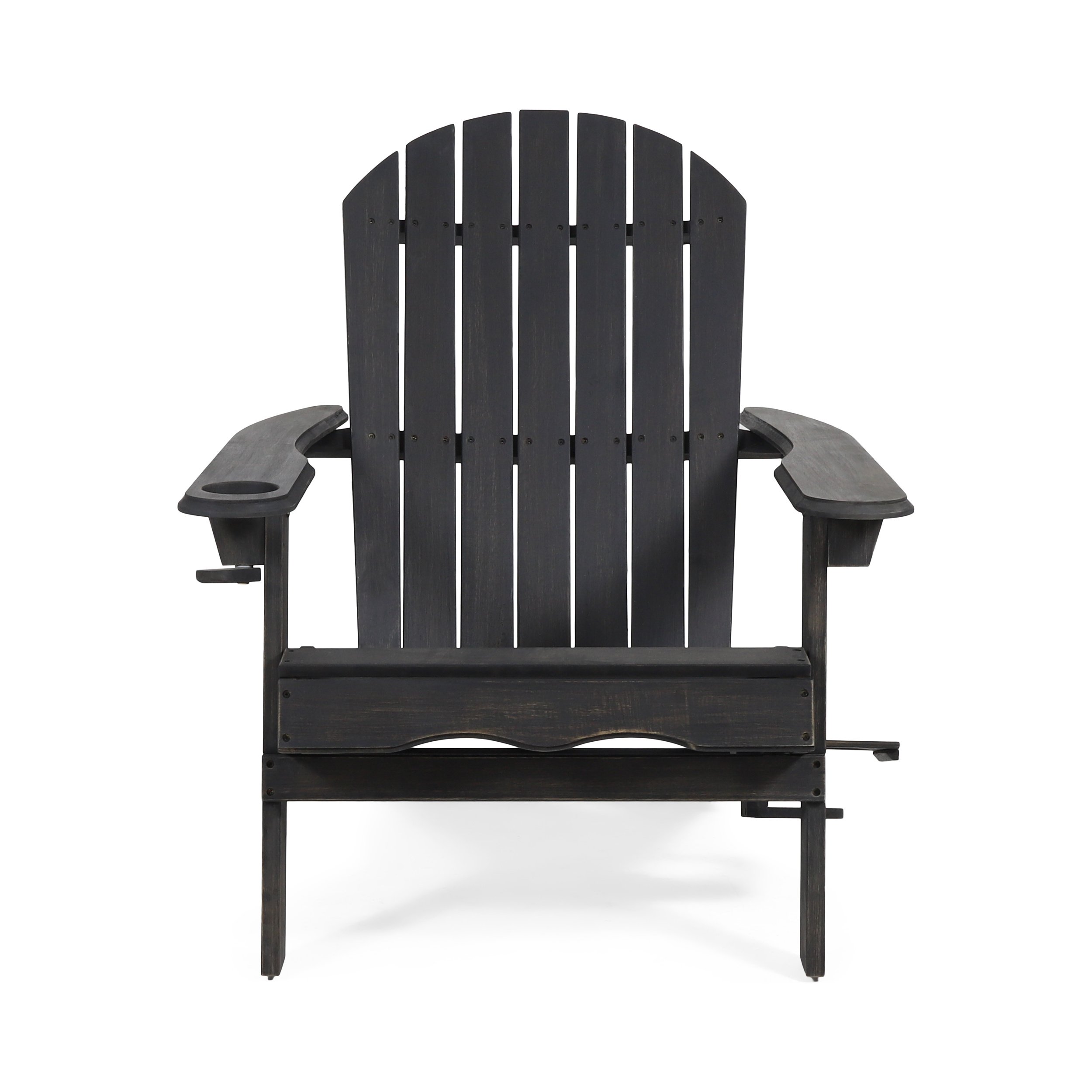 Kandyce Outdoor Acacia Wood Folding Adirondack Chair With Cup Holder Kandyce Outdoor Acacia Wood Folding Adirondack Chair With Cup Holder
