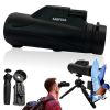 Monocular Telescope - 12X42 High Power Monocular for Bird Watching; Black