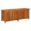vidaXL Patio Storage Box 59.1"x19.7"x22.8" Solid Acacia Wood