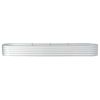 vidaXL Garden Raised Bed 157.5"x31.5"x17.3" Galvanized Steel Silver