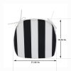 Outdoor Chair Cushions Seat Cushions with Straps; Patio Chair Pads for Patio Furniture Garden Home Office Decoration Set of 2