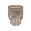 Milan Outdoor Acacia Folding Gray Adirondack Chair