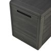 vidaXL Patio Storage Box Anthracite 45.7"x17.3"x21.7"