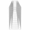 vidaXL Gabion Raised Bed Galvanized Steel 177.2"x19.7"x39.4"