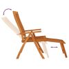 Folding Patio Chairs with Footrests 2 pcs Solid Wood Eucalyptus