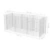 vidaXL Gabion Raised Bed Steel 106.3"x35.4"x39.4"