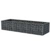 vidaXL Gabion Raised Bed Steel 106.3"x35.4"x19.7"