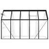 Greenhouse with Base Frame Anthracite Aluminum 63.4 ftÂ¬â‰¤