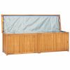 vidaXL Patio Box 68.9"x19.7"x21.7" Solid Wood Teak