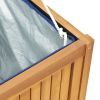 vidaXL Patio Box 68.9"x19.7"x21.7" Solid Wood Teak