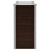 Garden Raised Bed Brown 63"x15.7"x30.3" Galvanized Steel