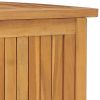vidaXL Patio Box 44.9"x19.7"x22.8" Solid Wood Teak