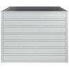 vidaXL Garden Raised Bed 39.4"x39.4"x30.3" Galvanized Steel Silver