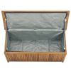 vidaXL Patio Box 44.9"x19.7"x22.8" Solid Wood Teak