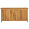 vidaXL Patio Box 44.9"x19.7"x22.8" Solid Wood Teak