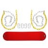 Heavy Duty Swing Seat Set Accessories Replacement Swings Slides Gyms Outdoor Red