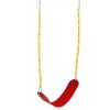 Heavy Duty Swing Seat Set Accessories Replacement Swings Slides Gyms Outdoor Red