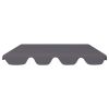 vidaXL Replacement Canopy for Garden Swing Anthracite 74"/66.1"x43.3"/57.1"