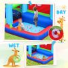Inflatable Jumper Bounce House - Playground Backyard Playhouse Park Jumping Castle with Splash Pool &amp; Beach Volleyball Plus Heavy Duty Blower for