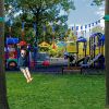 Gardtech Ninja Wheel Obstacle; Swing Spinning Wheels - Gymnastic Wheel;  Swing Wheel for Backyard Warrior Obstacle Course Jungle Gym Slackline Kits(Ye