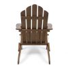 Hollywood outdoor foldable solid wood ADIRONDACK Dark Brown chair