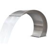 Garden Waterfall Pool Fountain Stainless Steel 17.7" x 11.8" x 23.6"