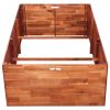 vidaXL Garden Raised Bed Acacia Wood 59.1"x39.4"x19.7"