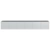 vidaXL Garden Raised Bed 189"x31.5"x30.3" Galvanized Steel Silver