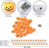 Halloween Pumpkin String Lights, Holiday LED Lights for Indoor Outdoor Decor