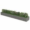 vidaXL Gabion Raised Bed Galvanized Steel 212.6"x35.4"x19.7"
