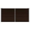 Garden Raised Bed Brown 63"x15.7"x30.3" Galvanized Steel