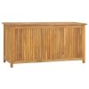 vidaXL Patio Box 44.9"x19.7"x22.8" Solid Wood Teak