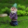 4Pcs Fairy Garden Gnomes My Little Friend Drunk Gnome Dwarfs Statue Gifts Decor