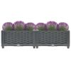 vidaXL Raised Bed 31.5"x15.7"x9.1" Polypropylene