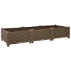 vidaXL Raised Bed 47.2"x15.7"x9.1" Polypropylene