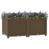 vidaXL Raised Bed 31.5"x15.7"x15" Polypropylene