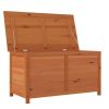 vidaXL Patio Cushion Box Brown 39.4"x19.7"x22" Solid Wood Fir