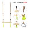 Gardtech Ninja  Trapeze Swing Bar;  Backyard Playground Obstacle Course Set Attachments for Warrior Slack Line Jungle Gym Play Swing Set (Swing Bar Ri