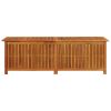 vidaXL Patio Storage Box 68.9"x19.7"x22.8" Solid Acacia Wood