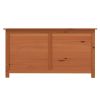 vidaXL Patio Cushion Box Brown 39.4"x19.7"x22" Solid Wood Fir