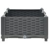 vidaXL Raised Bed 31.5"x15.7"x9.1" Polypropylene
