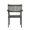 Renaissance Outdoor Patio Hand-scraped Wood Stacking Armchair (Set of 2)