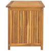 vidaXL Patio Box 44.9"x19.7"x22.8" Solid Wood Teak