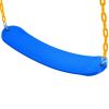 Outdoor Toddler Swing Set for Backyard; Playground Swing Sets with Climbing Ladder; Swing and Climbing Playset for Kids