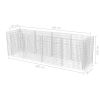 vidaXL Gabion Raised Bed Steel 141.7"x35.4"x39.4"