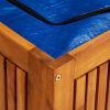 vidaXL Patio Storage Box 68.9"x19.7"x22.8" Solid Acacia Wood
