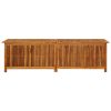 vidaXL Patio Storage Box 78.7"x19.7"x22.8" Solid Acacia Wood