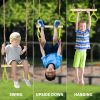 Gardtech Ninja  Trapeze Swing Bar;  Backyard Playground Obstacle Course Set Attachments for Warrior Slack Line Jungle Gym Play Swing Set (Swing Bar Ri
