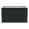 vidaXL Raised Garden Bed 39.4"x39.4"x17.7" Galvanized Steel Anthracite